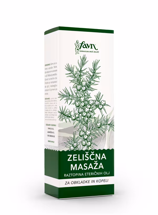 Zeliščna masaža je tekočina, v kateri so raztopljena eterična olja in deluje blagodejno aromaterapevtsko.