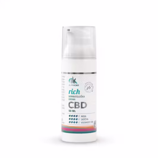 Dermatolosko krema CBD Rich priporočamo odraslim, mladostnikom in otrokom od 3. leta dalje z lokalnimi dermatozami.